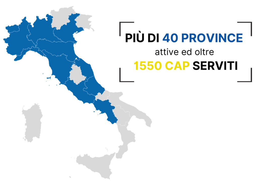PROVINCE E CAP Spedizione